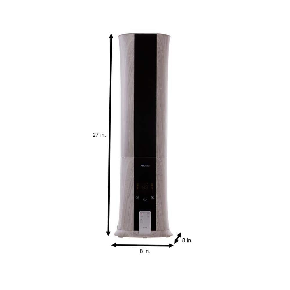 Tall Ultrasonic Cool Mist Humidifier with Driftwood Finish