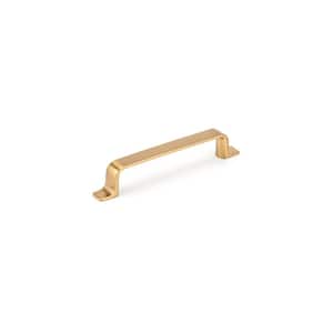 5-1/16 in. (128 mm) Center to Center Aurum Brushed Gold Contemporary Drawer Pull