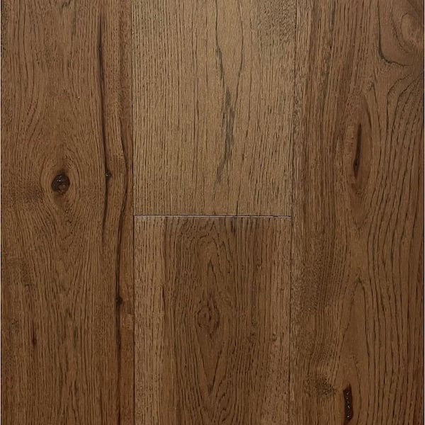 Walnut Grove Hickory 1/2 in. T x 7.4 in. W Tongue and Groove Brushed Engineered Hardwood Flooring (28.06 sq. ft./ case)