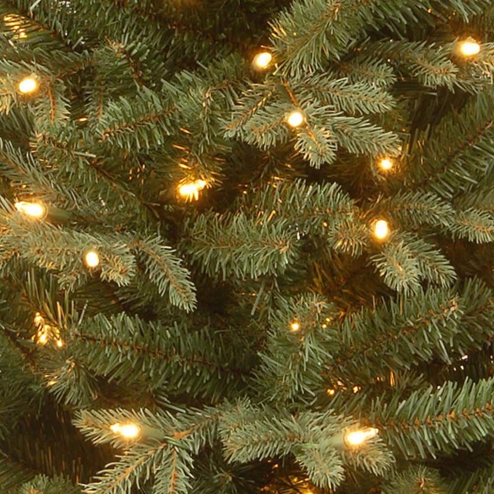 4' Prelit Green Pine Christmas Tree with Burlap Base