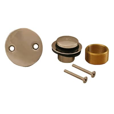 JONES STEPHENS Toe Touch Bath Tub Drain Conversion Kit with 1-Hole ...