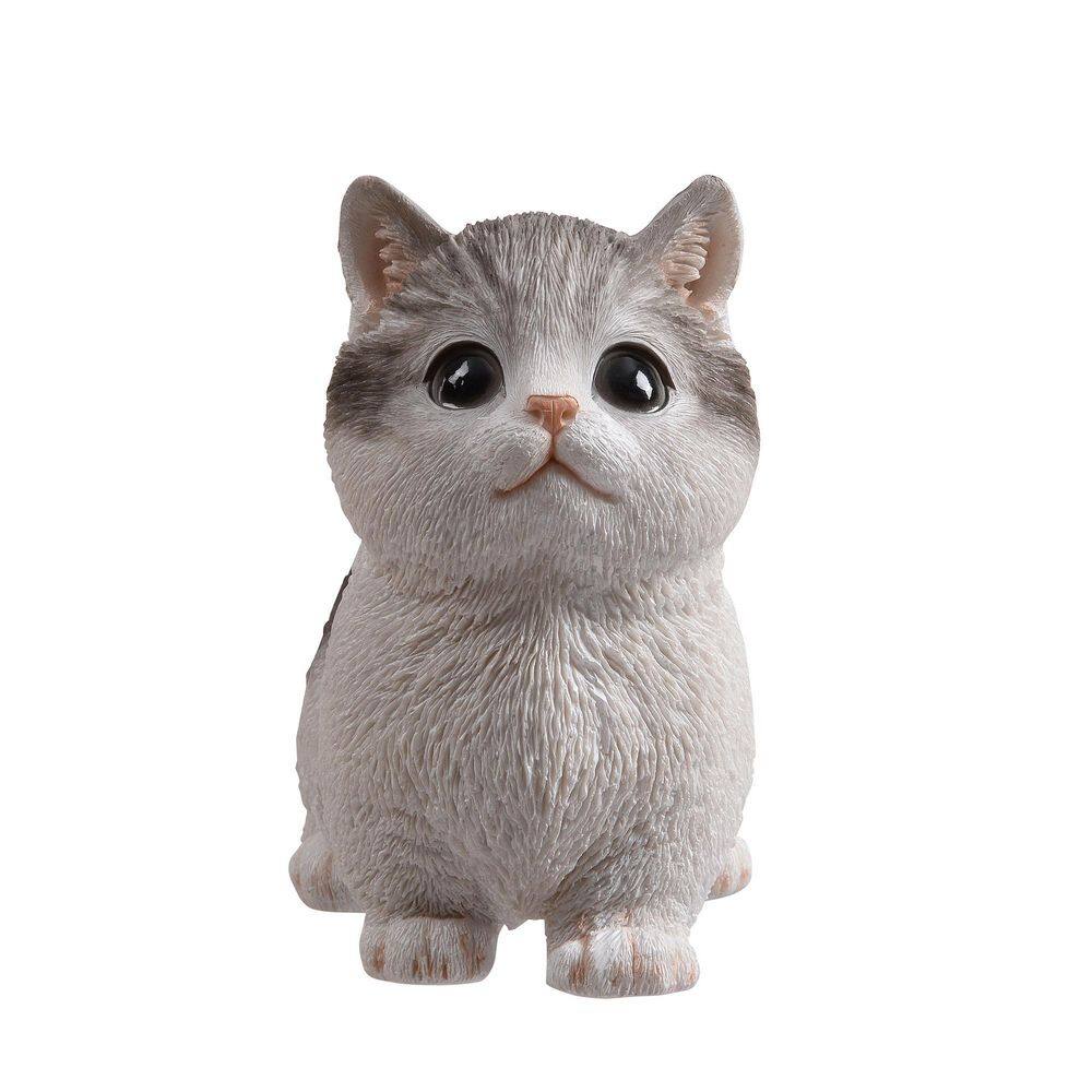 Sitting Cat Kitten Statue-Gray price history on PriceWatchPro