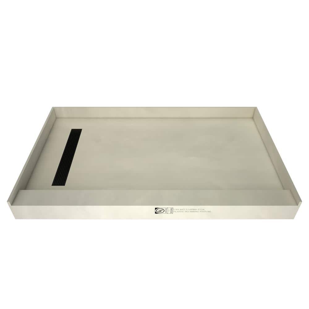 Redi Trench 36 in. x 60 in. Single Threshold Shower Base with Left Drain and Matte Black Trench Grate price history on PriceWatchPro