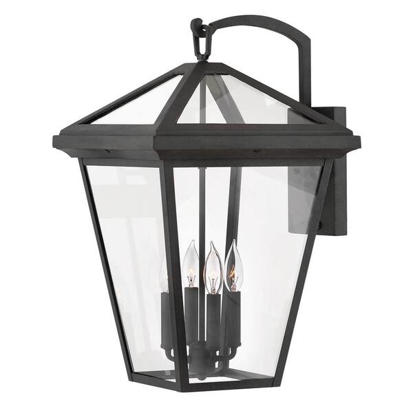 HINKLEY - Alford Place Extra-Large Museum Black Outdoor Wall Mount Lantern