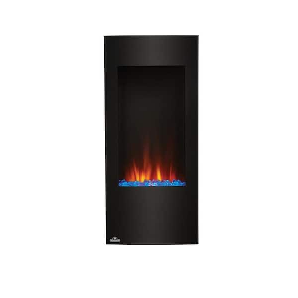 NAPOLEON 38 in. Vertical Wall-Mount Electric Fireplace in Black
