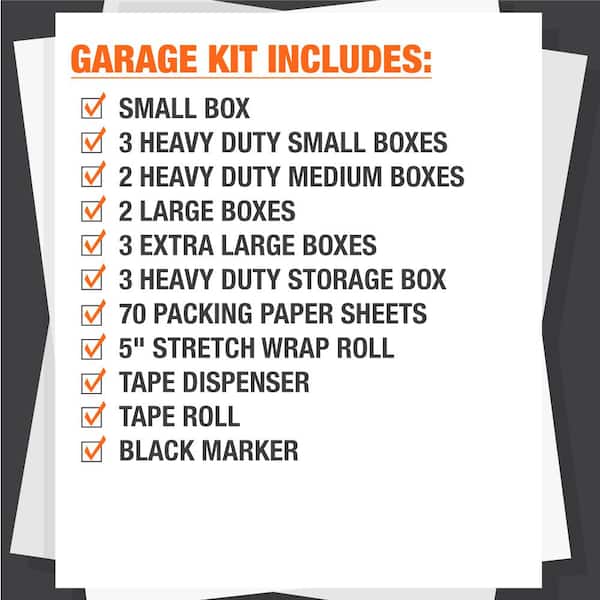 14 Box Garage Moving Kit