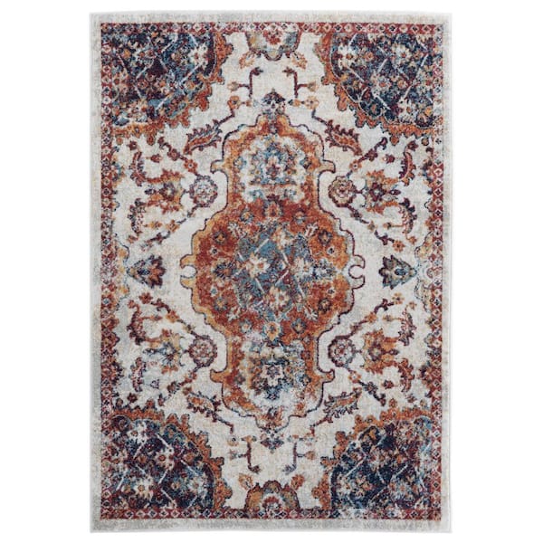 United Weavers Bali Melaya Cream 1 ft. 10 in. x 3 ft. Accent Rug