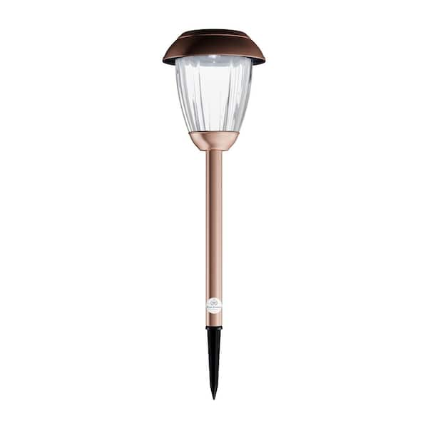 pure garden copper landscape stake light