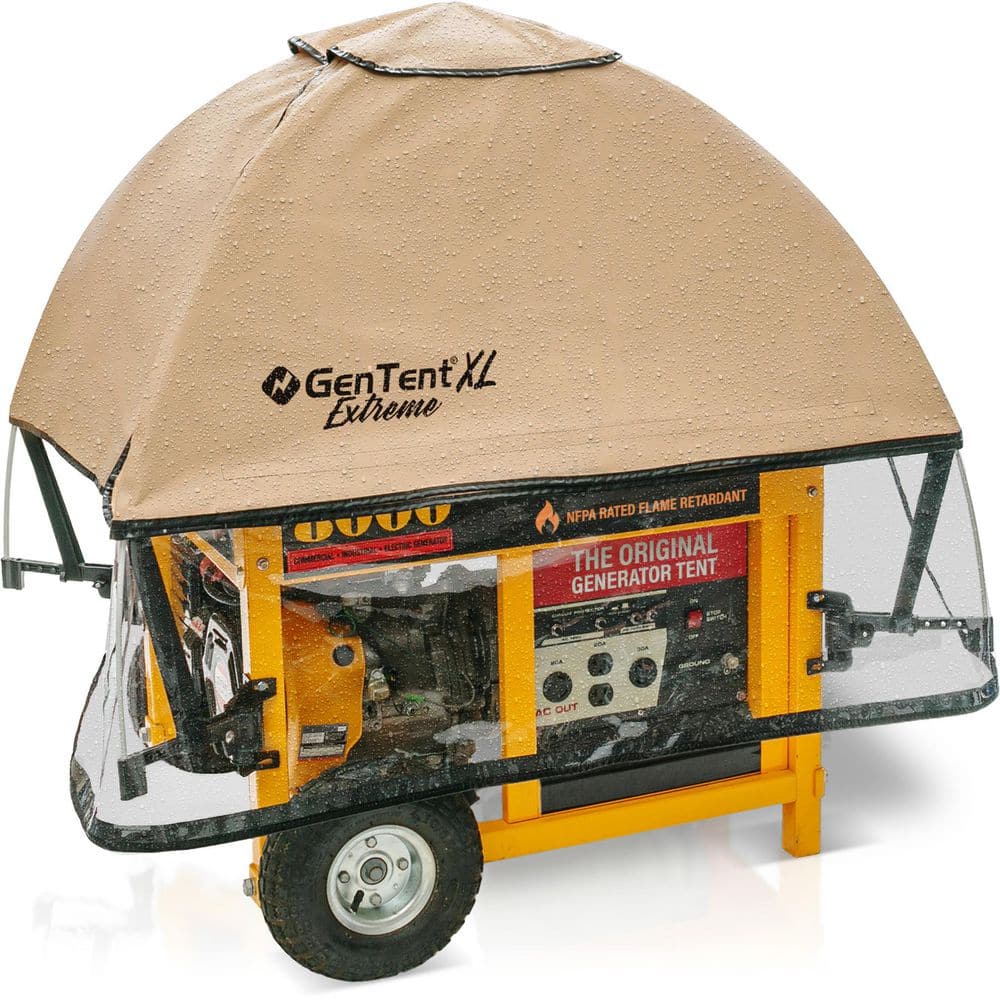 GenTent XL Generator Running Cover - Universal Kit (Extreme, Tan