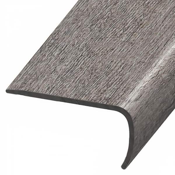 ASPEN FLOORING Pinyon 1 in. Thick x 2 in. Width x 94 in. Length Rigid Core Stair Nosing Vinyl Molding