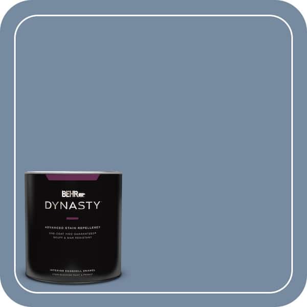 BEHR DYNASTY 1 qt. #PPU15-09 Hilo Bay One-Coat Hide Eggshell Enamel Interior Stain-Blocking Paint and Primer