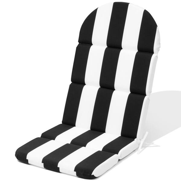 Unbranded 50 in. x 20 in. 1-Piece Outdoor Adirondack Chair Cushion in Black and White