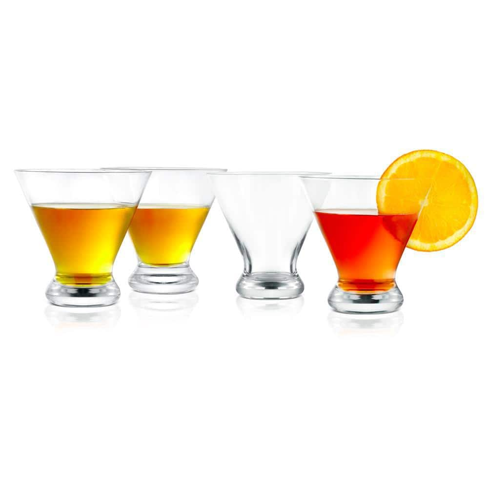 NutriChef 4 Pcs. of Highball Drinking Glass - Heavy Base and Tall Glass  Tumbler for Water, Wine, Beer, Cocktails, Whiskey, Juice, Bars, Mixed Drinks