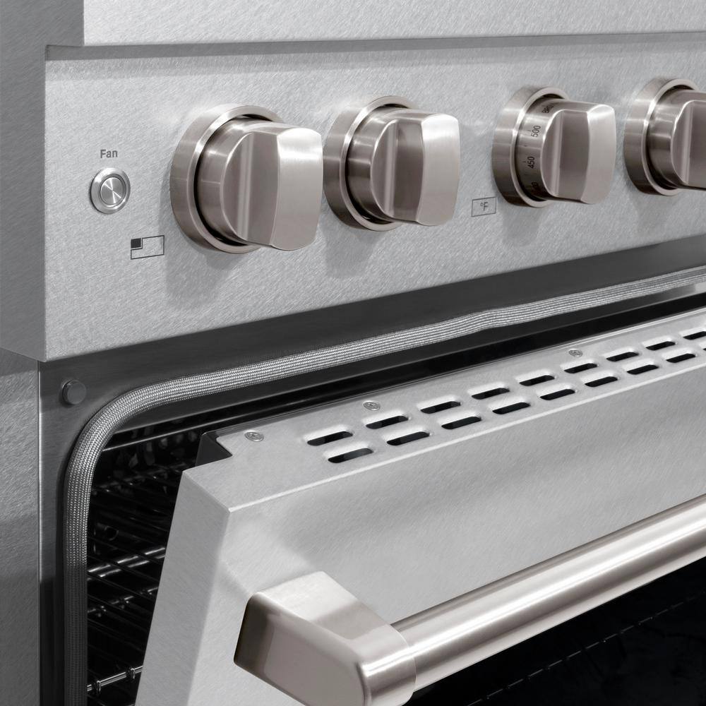 ZLINE 30" Stainless Steel Freestanding Gas Range with Convection Oven