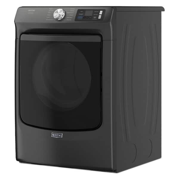7.4 cu. ft. vented Front Load Gas Dryer in Volcano Black with Smart Pet Pro Option