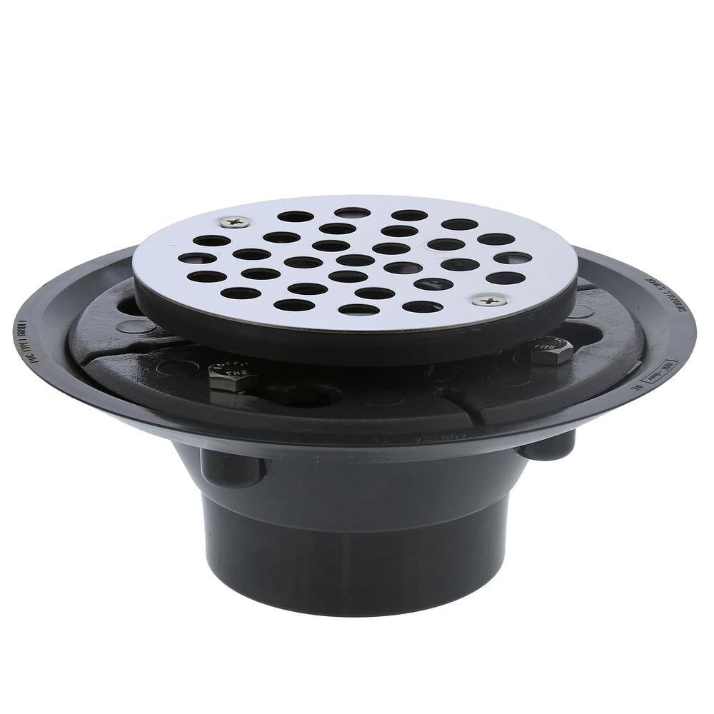 Oatey 2-in or 3-in PVC General-purpose Drain with Round Stainless