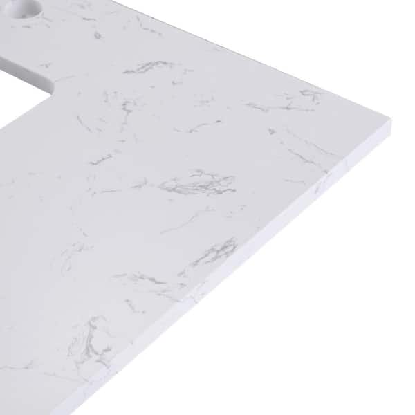 PROOX 36 in. W x 22 in. D Engineered Stone Composite Vanity Top in