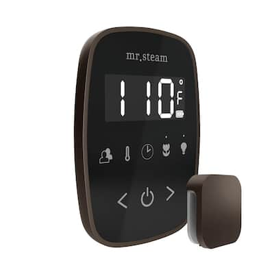 TempoFlex Steam Shower Control and Steamhead in Black Oil-Rubbed Bronze