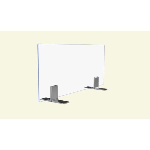 Falken Design Falken Design Rib Clear 3.1 ft.x 8 ft. Shatter Resistant UV Stabilized Polycarbonate Roof/Siding Panel (Set of 2)