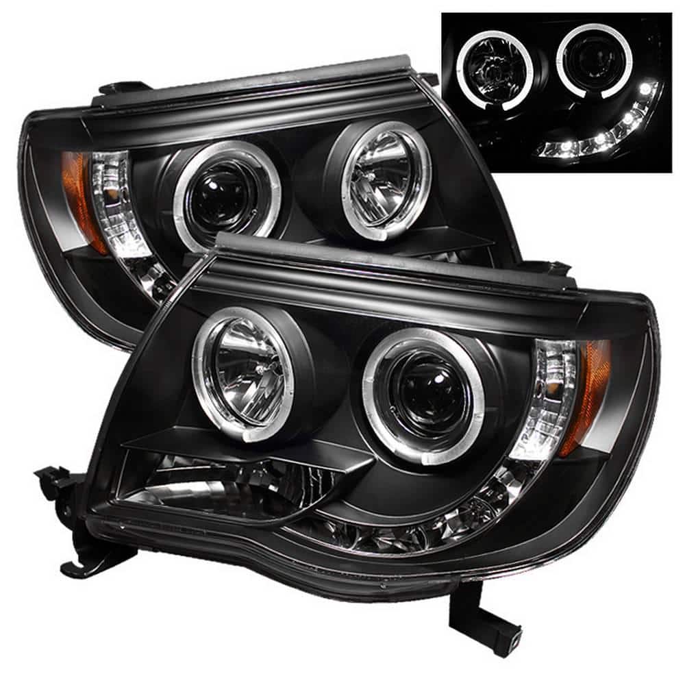 Spyder Auto Toyota Tacoma 05-11 Projector Headlights - LED Halo