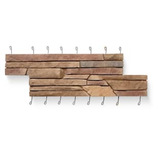 ProPanel 7.25 in. x 16 in. to 24 in. Shenandoah Northernledge Manufactured Stone Veneer Flats - 5.25 sq. ft.