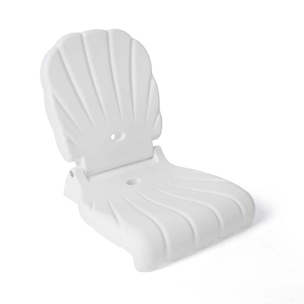 Seashell Flip Seat Portable Beach Chair with Handle, Foldable Seat for Pool, Sand and Travel, White price history on PriceWatchPro