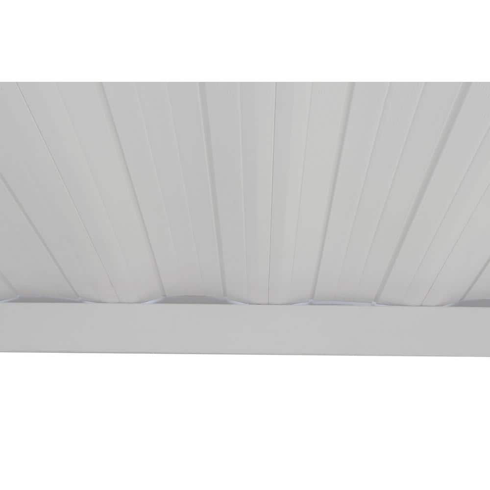 Eggshell 10' x 10' Galvanized Steel Freestanding Carport