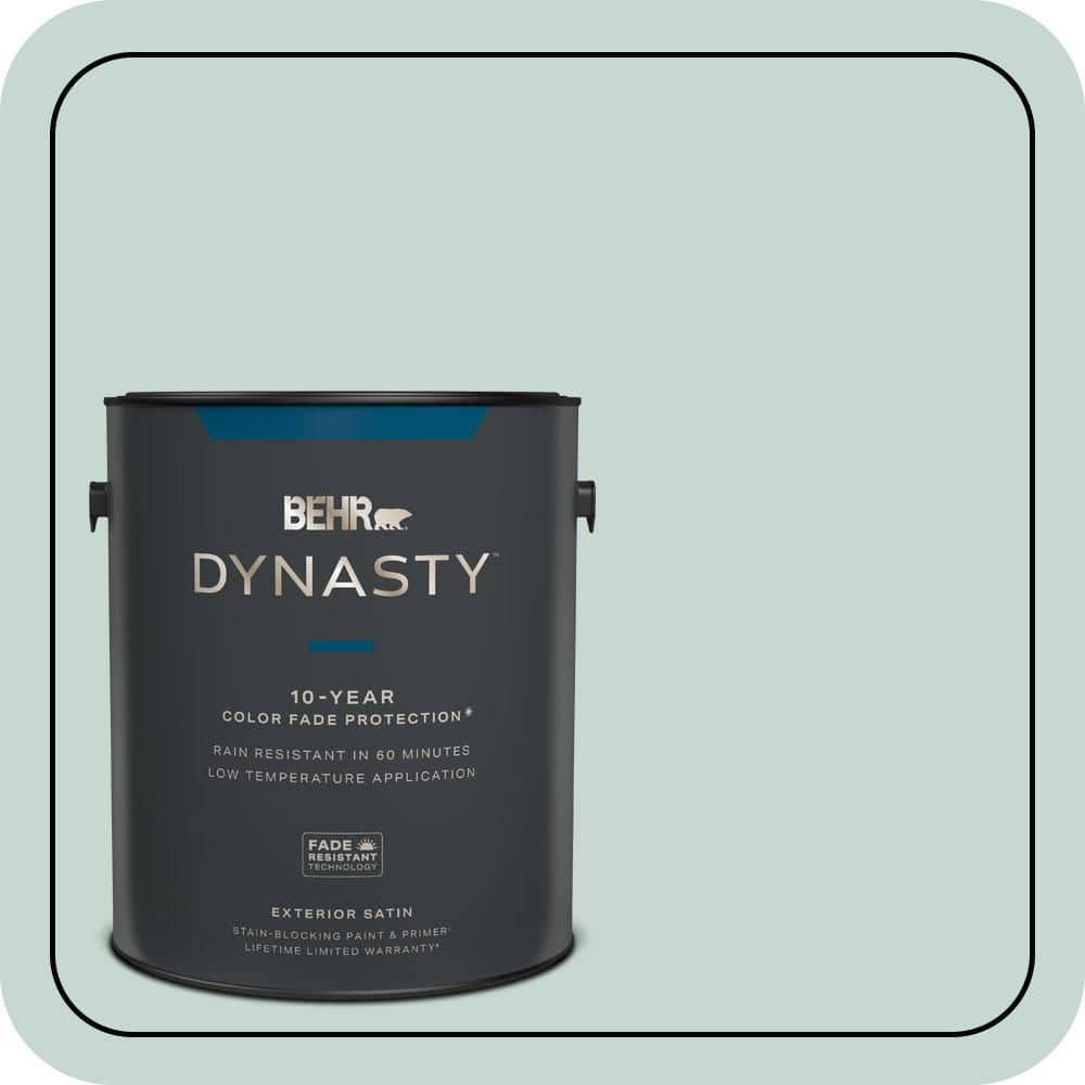 1 gal. #480E-2 Tide Pools Satin Enamel Exterior Stain-Blocking Paint & Primer price history on PriceWatchPro