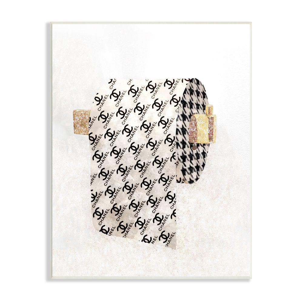Fashion Glam Toilet Paper Designer Detailing by Ziwei Li Unframed Print Abstract Wall Art 13 in. x 19 in. price history on PriceWatchPro
