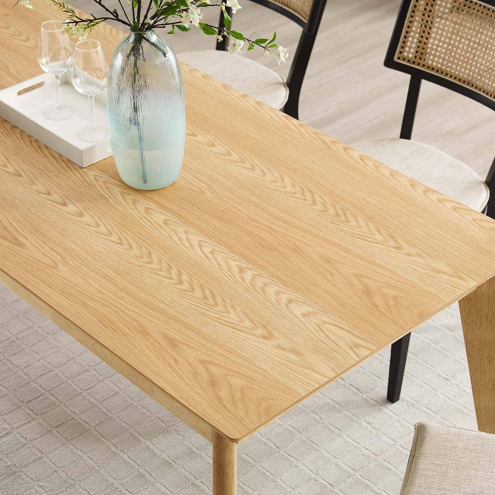 Oracle 69" Mid-Century Modern Oak Dining Table