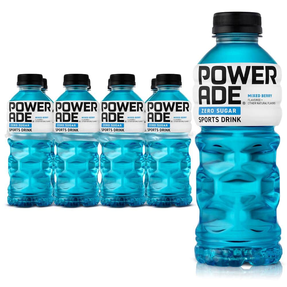 Free Shipping! 28 oz Gray NEW Powerade Chug Water Bottle 