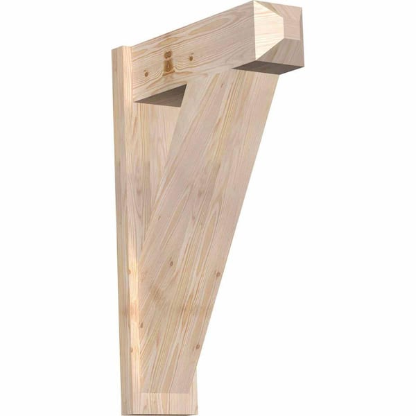 Ekena Millwork 8 in. x 36 in. x 24 in. Traditional Craftsman Smooth Douglas Fir Outlooker