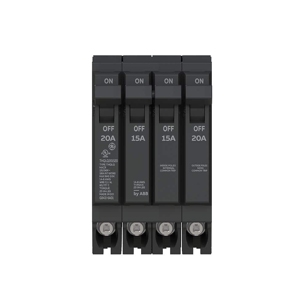 Q-Line 2-20 Amp Single-Pole 1-15 Amp Double-Pole Quad 120/240-Volts Circuit