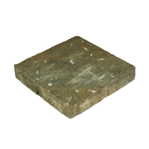 Valestone Hardscapes Domino 11.75 in. x 11.75 in. x 2.25 in. Country Blend Brown/Gray Concrete Paver