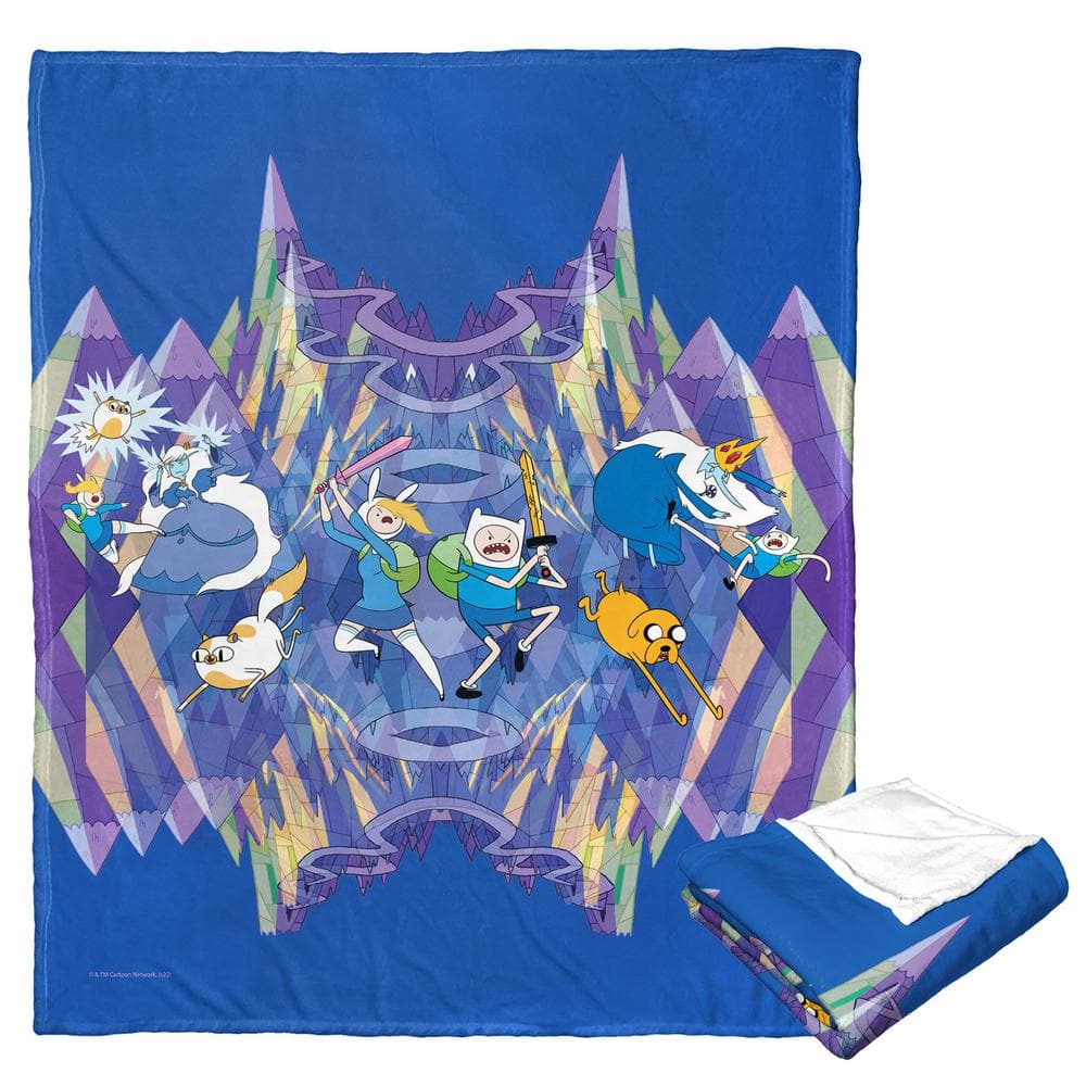 THE NORTHWEST GROUP Adventure Time Silk Touch Throw Blanket Parallel Universe