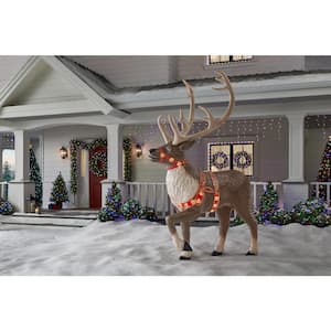 8.5 ft. Giant -Sized LED Towering Reindeer Holiday Yard Decoration