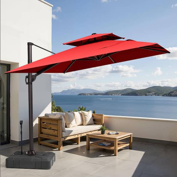 best base for 9ft patio umbrella Steel Square Stand Create a calm 6 Best Outdoor Patio Umbrellas