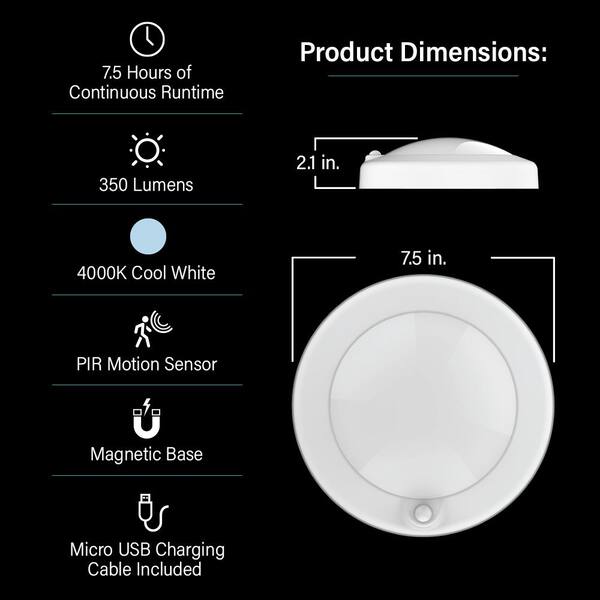 feit electric led ceiling light with motion sensor