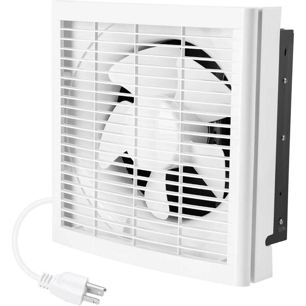 KIWDZFU 8-in. 310CFM Shutter Exhaust Fan for Window or Wall Mount