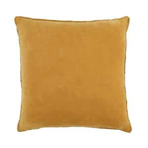 Rouen Gold 26 in. x 26 in. Polyester Fill Throw Pillow