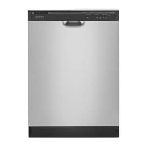 24 in. Front Built-In Tall Tub Dishwasher in Stainless Steel with 3-Cycles 59 dBA