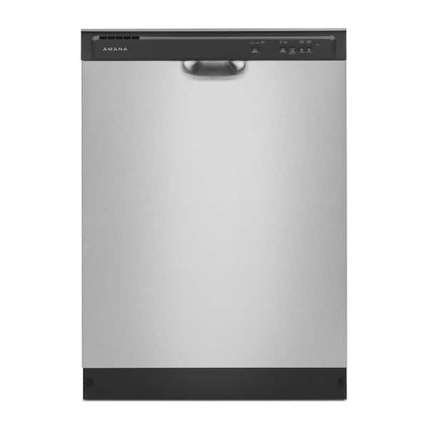 24 in. Front Built-In Tall Tub Dishwasher in Stainless Steel with 3-Cycles 59 dBA