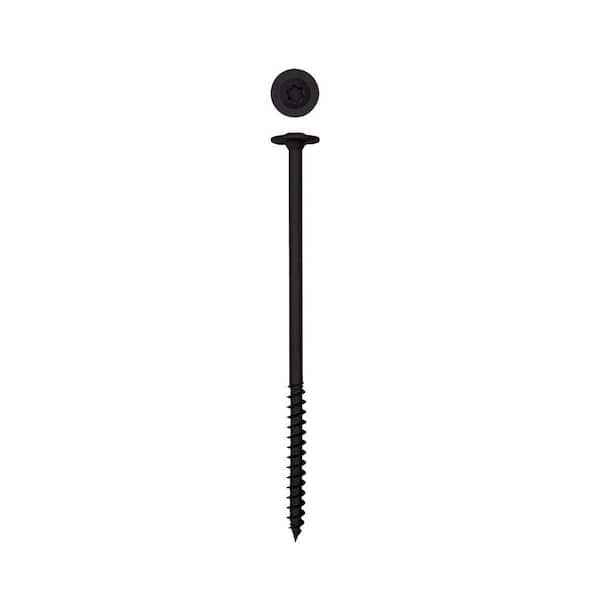 3/8 in. x 8 in. Exterior Washer Head Structural Wood Lag Screws Powerlags Torx T-Star (150 Each) Bulk Pail Bit Included