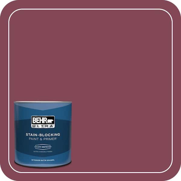 BEHR ULTRA 1 qt. #110D-6 Haunting Melody Extra Durable Satin Enamel Interior Paint & Primer