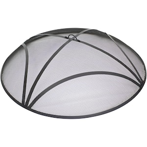 36 in. Steel Mesh Fire Pit Screen