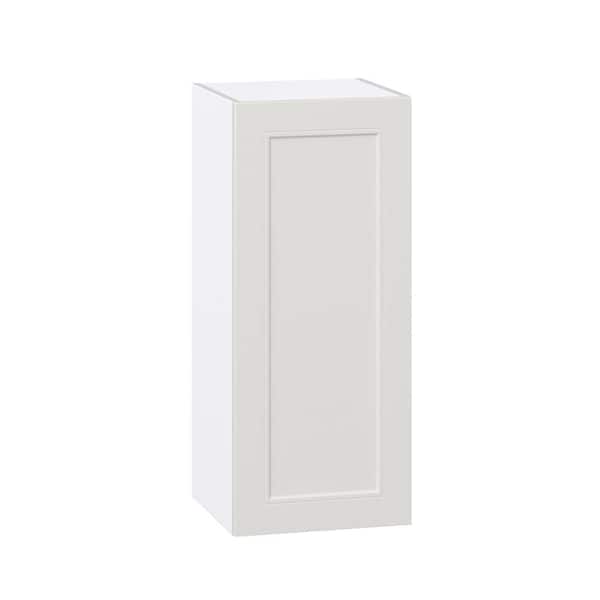 J COLLECTION Galveston 15 in. W x 14 in. D x 35 in. H Assembled Shaker Wall Kitchen Cabinet in Light Grey