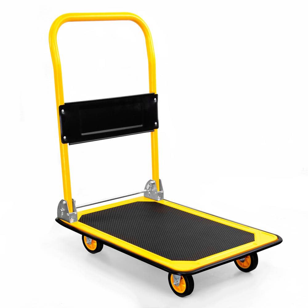 Folding Cart Dolly Push Truck Hand Collapsible Trolley Luggage  Home Warehouse 