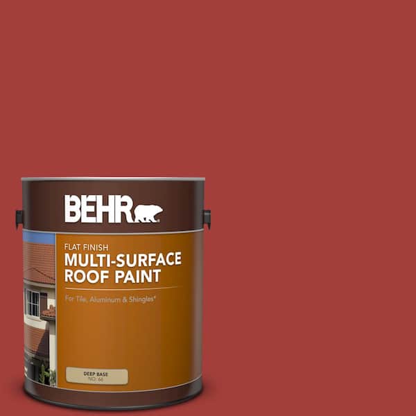 1 gal. #P140-7 No More Drama Flat Multi-Surface Exterior Roof Paint