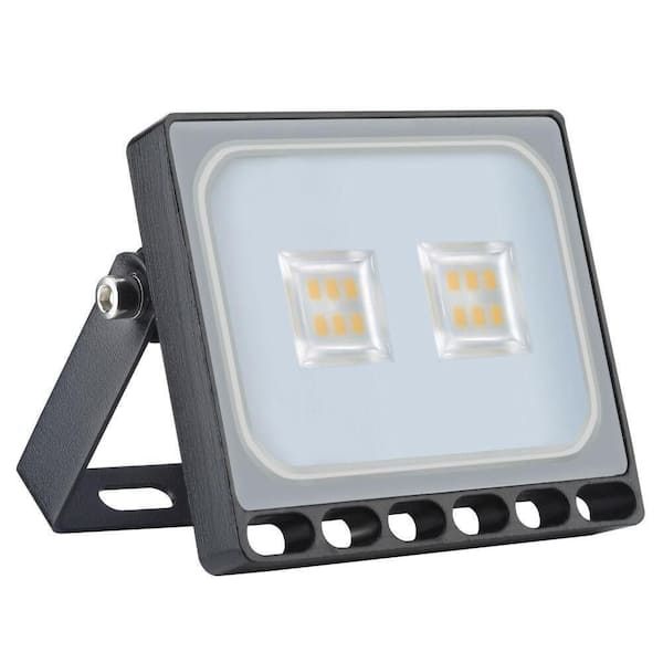 CIPACHO 6th Generation 10-Watt Black LED Outdoor Ultra-Thin Flood Light