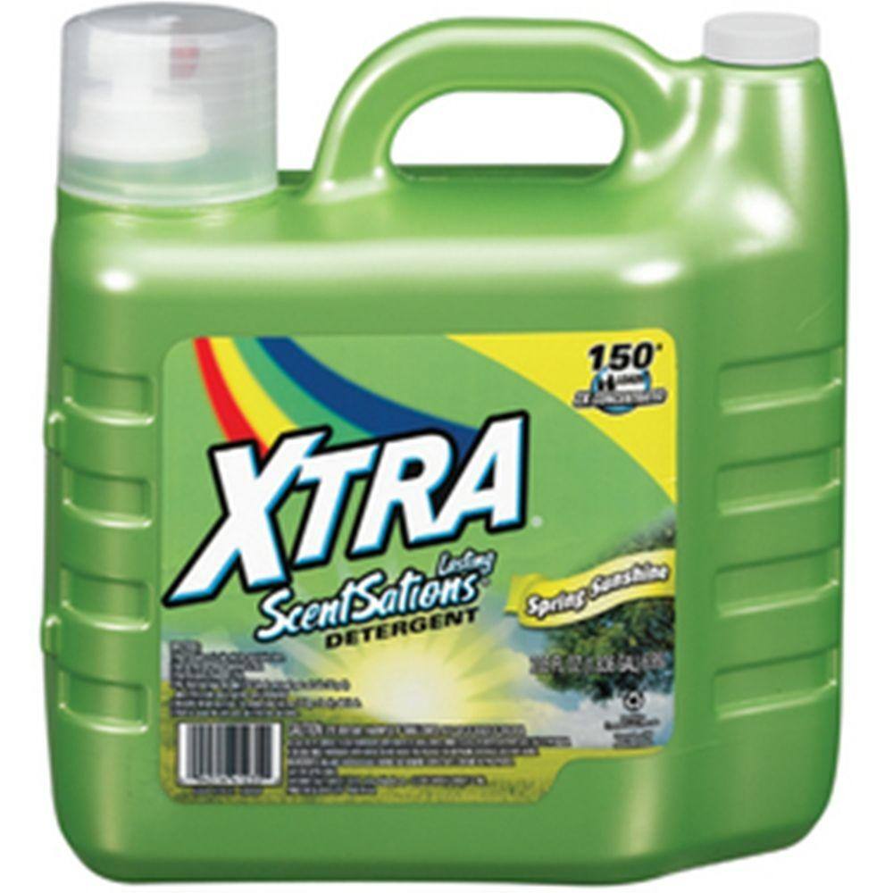 Xtra 250 oz. Spring Sunshine 2x Laundry Detergent 41250 The Home Depot